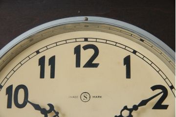 和製アンティーク　精工舎(SEIKOSHA、セイコー)　14DAY　TRADE(S)MARK　レリーフデザインが素敵な掛け時計(柱時計、古時計、振り子時計)(R-072160)