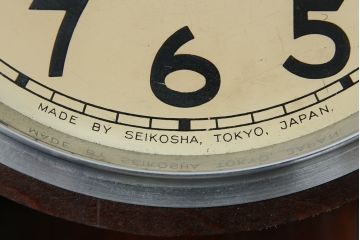 和製アンティーク　精工舎(SEIKOSHA、セイコー)　14DAY　TRADE(S)MARK　レリーフデザインが素敵な掛け時計(柱時計、古時計、振り子時計)(R-072160)