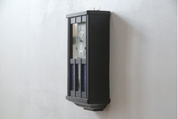 和製アンティーク　愛知時計電機(アイチ、AICHI)　AC TRADE MARK(トレードマーク)　大正ロマンの雰囲気漂う掛け時計(柱時計、古時計、振り子時計)(R-072165)