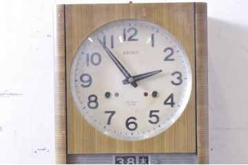 和製アンティーク　SEIKO(セイコー)　昔懐かしい雰囲気を醸し出す掛け時計(柱時計、古時計、振り子時計)(R-072187)