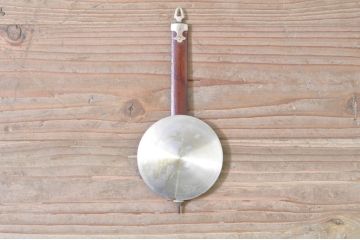 和製アンティーク　HIBINO CLOCK(日比野時計)　TRADE(H)MARK(トレードマーク)　色のコントラストが素敵な掛け時計(柱時計、古時計、振り子時計)(R-072188)