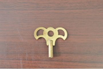 和製アンティーク　AICHI(愛知時計電機)　装飾がおしゃれな置き時計(置時計、古時計)(R-072194)