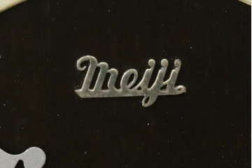 和製アンティーク　Meiji(明治時計社)　30DAY　文字盤がおしゃれな置き時計　(R-072195)