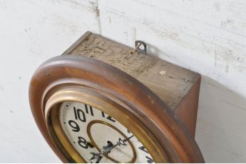 和製アンティーク　KIRIN CLOCK　レトロモダンなデザインが魅力的な掛け時計(柱時計、古時計)(R-072201)