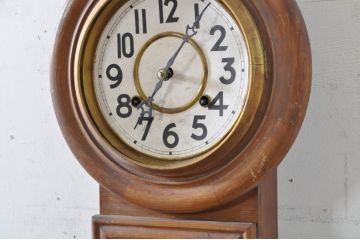 和製アンティーク　KIRIN CLOCK　レトロモダンなデザインが魅力的な掛け時計(柱時計、古時計)(R-072201)