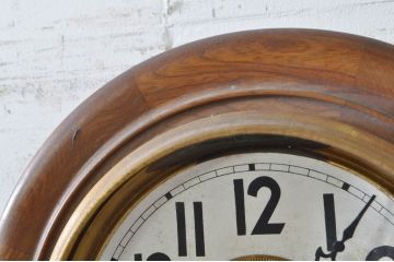 和製アンティーク　KIRIN CLOCK　レトロモダンなデザインが魅力的な掛け時計(柱時計、古時計)(R-072201)