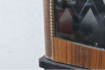 和製アンティーク　堀田時計店　N.H.T　SILVERFAN　レトロな雰囲気を高める掛け時計(柱時計、古時計、振り子時計)(R-072202)