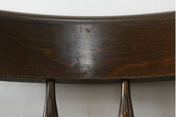 中古　飛騨産業　キツツキ　穂高シリーズ　WINDSOR　ブナ材　カントリースタイルにおすすめのウィンザーチェア4脚セット(ウインザーチェア、ダイニングチェア、板座チェア、椅子、イス)(R-072204)