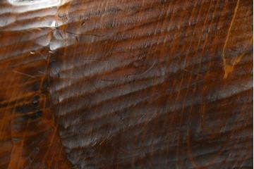 中古　指物作家　矢澤金太郎作　素朴な佇まいの中にも存在感のある椅子　(R-072206)