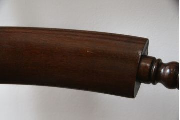 和製ビンテージ　松本民芸家具　背貫のデザインが目を引くB型ワイコムチェア2脚セット(板座チェア、ワークチェア、ダイニングチェア、イス、椅子、ヴィンテージ)(定価2脚で約24万円)(R-072207)
