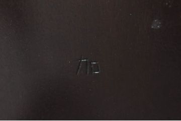 和製ビンテージ　松本民芸家具　#49A型ワイコムチェア　落ち着いた色味と滑らかな質感が美しいダイニングチェア4脚セット(板座チェア、椅子、イス、ヴィンテージ)(定価4脚で約42万円)(R-072210)