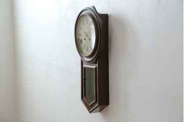 和製アンティーク　明治時計製　TRADE MARK(トレードマーク)　クラシカルな雰囲気漂う大型掛け時計　(R-072247)