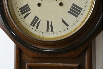 和製アンティーク　明治時計製　TRADE MARK(トレードマーク)　クラシカルな雰囲気漂う大型掛け時計　(R-072247)