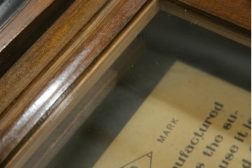 和製アンティーク　明治時計製　TRADE MARK(トレードマーク)　クラシカルな雰囲気漂う大型掛け時計　(R-072247)