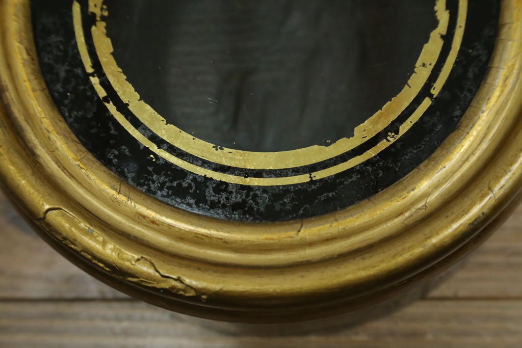 アンティーク時計　アメリカ　E. INGRAHAM&CO(イングラハム)　振り子の意匠が魅力的な四つ丸本だるま時計　(R-072248)