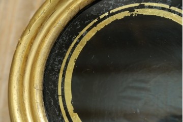 アンティーク時計　アメリカ　E. INGRAHAM&CO(イングラハム)　振り子の意匠が魅力的な四つ丸本だるま時計　(R-072248)