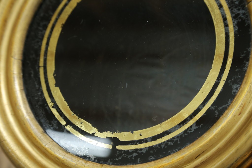 アンティーク時計　アメリカ　E. INGRAHAM&CO(イングラハム)　振り子の意匠が魅力的な四つ丸本だるま時計　(R-072248)