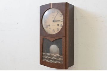 和製アンティーク　ペイント仕上げ限定　MINUET　14DAY　昔懐かしい雰囲気の掛け時計(柱時計、古時計、振り子時計)(R-072250)