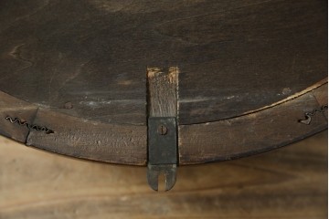 和製アンティーク　精工舎(SEIKOSHA、セイコー)　丸形　レトロなデザインが魅力的な掛け時計　(R-072254)