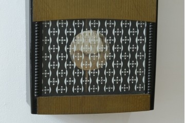 和製ヴィンテージ　RHYTHM(リズム時計工業)　30DAY　レトロな雰囲気が魅力の掛け時計　(R-072257)