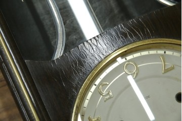 和製ヴィンテージ　SEIKO(セイコー)　30DAY　インデックス(数字)と針の金色がお洒落な掛け時計　(R-072277)