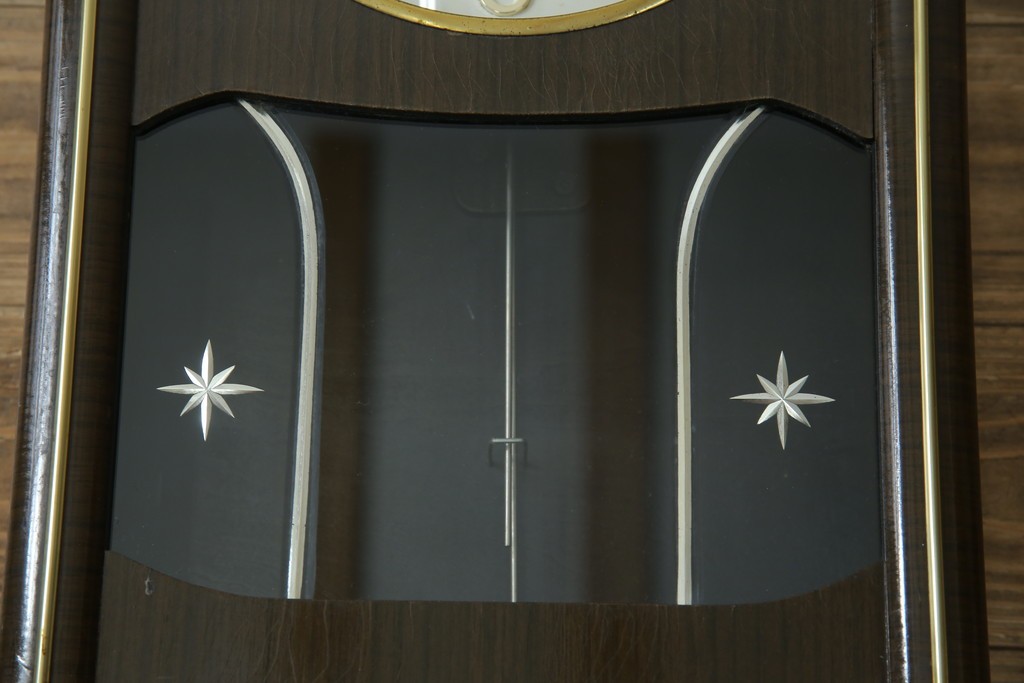 和製ヴィンテージ　SEIKO(セイコー)　30DAY　インデックス(数字)と針の金色がお洒落な掛け時計　(R-072277)