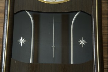 和製ヴィンテージ　SEIKO(セイコー)　30DAY　インデックス(数字)と針の金色がお洒落な掛け時計　(R-072277)