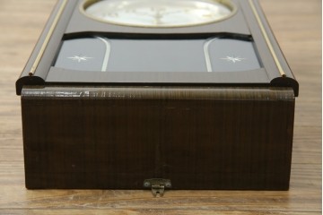 和製ヴィンテージ　SEIKO(セイコー)　30DAY　インデックス(数字)と針の金色がお洒落な掛け時計　(R-072277)