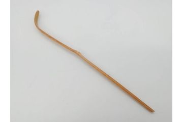 利休　泪写　花押　上品な和の雰囲気溢れる茶杓(竹、筒付き、茶道具、共箱付き、外箱付き)(R-072280)