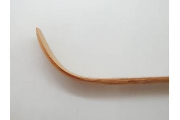 利休　泪写　花押　上品な和の雰囲気溢れる茶杓(竹、筒付き、茶道具、共箱付き、外箱付き)(R-072280)