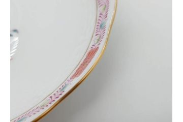 ヘレンド　ハンガリー　HEREND HVNGARY　アポニー・フラワー　華やかな花たちが食卓に彩を与えるティーカップ&ソーサー2客セット(HUNGARY、洋食器、C&S)(R-072282)