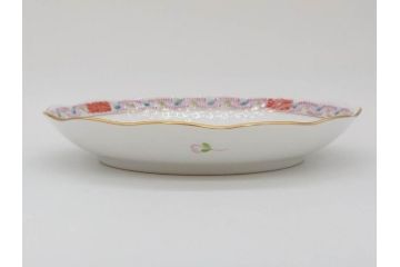 ヘレンド　ハンガリー　HEREND HVNGARY　アポニー・フラワー　華やかな花たちが食卓に彩を与えるティーカップ&ソーサー2客セット(HUNGARY、洋食器、C&S)(R-072282)