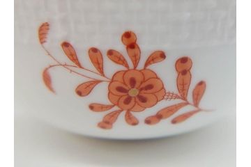 ヘレンド　ハンガリー　HEREND HVNGARY　アポニー・オレンジ　明るいビタミンカラーが華やかな空間を演出するティーカップ&ソーサー2客セット(HUNGARY、洋食器、C&S)(R-072285)