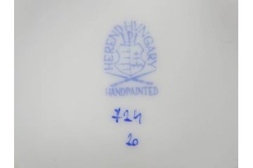 ヘレンド　ハンガリー　HEREND HVNGARY　アポニー・オレンジ　明るいビタミンカラーが華やかな空間を演出するティーカップ&ソーサー2客セット(HUNGARY、洋食器、C&S)(R-072285)