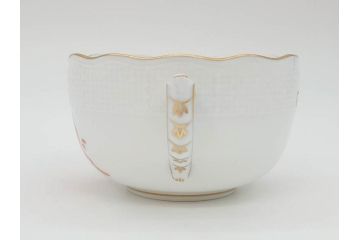 ヘレンド　ハンガリー　HEREND HVNGARY　アポニー・オレンジ　明るいビタミンカラーが華やかな空間を演出するティーカップ&ソーサー2客セット(HUNGARY、洋食器、C&S)(R-072286)