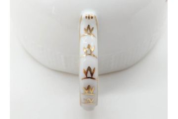 ヘレンド　ハンガリー　HEREND HVNGARY　アポニー・オレンジ　明るいビタミンカラーが華やかな空間を演出するティーカップ&ソーサー2客セット(HUNGARY、洋食器、C&S)(R-072286)
