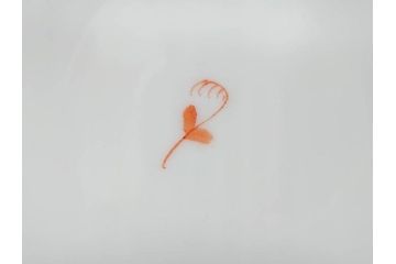 ヘレンド　ハンガリー　HEREND HVNGARY　アポニー・オレンジ　明るいビタミンカラーが華やかな空間を演出するティーカップ&ソーサー2客セット(HUNGARY、洋食器、C&S)(R-072286)