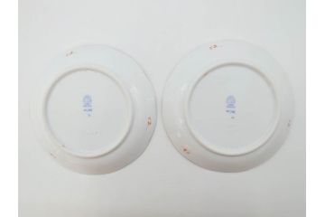 ヘレンド　ハンガリー　HEREND HVNGARY　アポニー・オレンジ　明るいビタミンカラーが華やかな空間を演出するティーカップ&ソーサー2客セット(HUNGARY、洋食器、C&S)(R-072286)