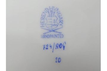 ヘレンド　ハンガリー　HEREND HVNGARY　アポニー・オレンジ　明るいビタミンカラーが華やかな空間を演出するティーカップ&ソーサー2客セット(HUNGARY、洋食器、C&S)(R-072286)