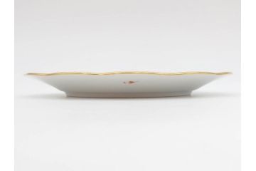 ヘレンド　ハンガリー　HEREND HVNGARY　アポニー・オレンジ　洗練されたデザインが食卓に華やぎをもたらすプレート6枚セット(HUNGARY、洋食器、皿)(R-072287)