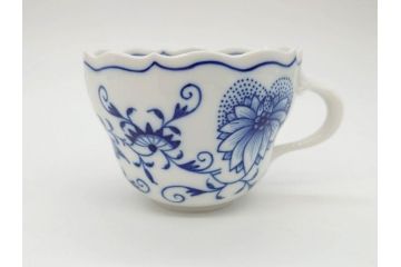 ドイツ　マイセン　Meissen　ブルーオニオン　美しい意匠が上品な雰囲気を高めるカップ&ソーサー2客セット(洋食器、C&S)(R-072288)