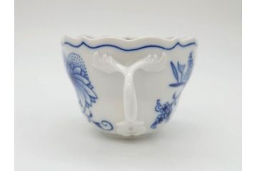 ドイツ　マイセン　Meissen　ブルーオニオン　美しい意匠が上品な雰囲気を高めるカップ&ソーサー2客セット(洋食器、C&S)(R-072288)