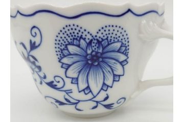 ドイツ　マイセン　Meissen　ブルーオニオン　美しい意匠が上品な雰囲気を高めるカップ&ソーサー2客セット(洋食器、C&S)(R-072288)