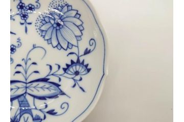 ドイツ　マイセン　Meissen　ブルーオニオン　美しい意匠が上品な雰囲気を高めるカップ&ソーサー2客セット(洋食器、C&S)(R-072288)