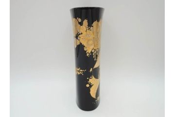 Rosenthal(ローゼンタール)　Bjorn Wiinblad(ビョルン・ヴィンブラッド)　ゴールドの煌びやかなデザインに魅了されるフラワーベース(花瓶、花入、花器)(R-072289)