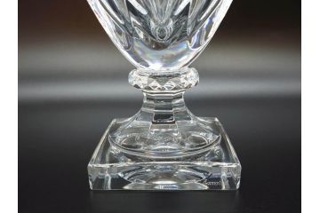 フランス　Baccarat　バカラ　エウリュディケ　約36cm　なめらかなフォルムが上品さを高める花瓶(フラワーベース、花入、花器、フルレッドクリスタルガラス、箱付き、Eurydice)(R-072298)