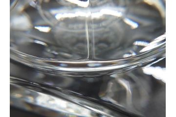 フランス　Baccarat　バカラ　エウリュディケ　約36cm　なめらかなフォルムが上品さを高める花瓶(フラワーベース、花入、花器、フルレッドクリスタルガラス、箱付き、Eurydice)(R-072298)