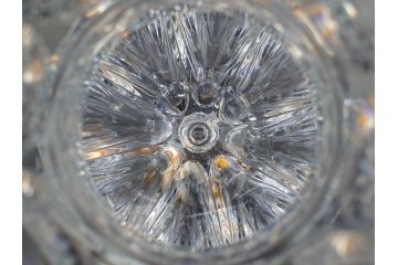 フランス　Baccarat　バカラ　エウリュディケ　約36cm　なめらかなフォルムが上品さを高める花瓶(フラワーベース、花入、花器、フルレッドクリスタルガラス、箱付き、Eurydice)(R-072298)