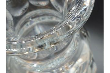 フランス　Baccarat　バカラ　エウリュディケ　約36cm　なめらかなフォルムが上品さを高める花瓶(フラワーベース、花入、花器、フルレッドクリスタルガラス、箱付き、Eurydice)(R-072298)