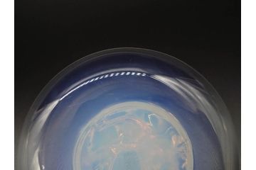 1926年　ルネ・ラリック(R.LALIQUE)　キツネ　オパルセントガラス　手彫りで作られた意匠が美しいピントレイ(ギャルリーオルフェ(GALERIE ORPHEE)、灰皿、オブジェ、アクセサリートレイ、箱付き)(R-072305)